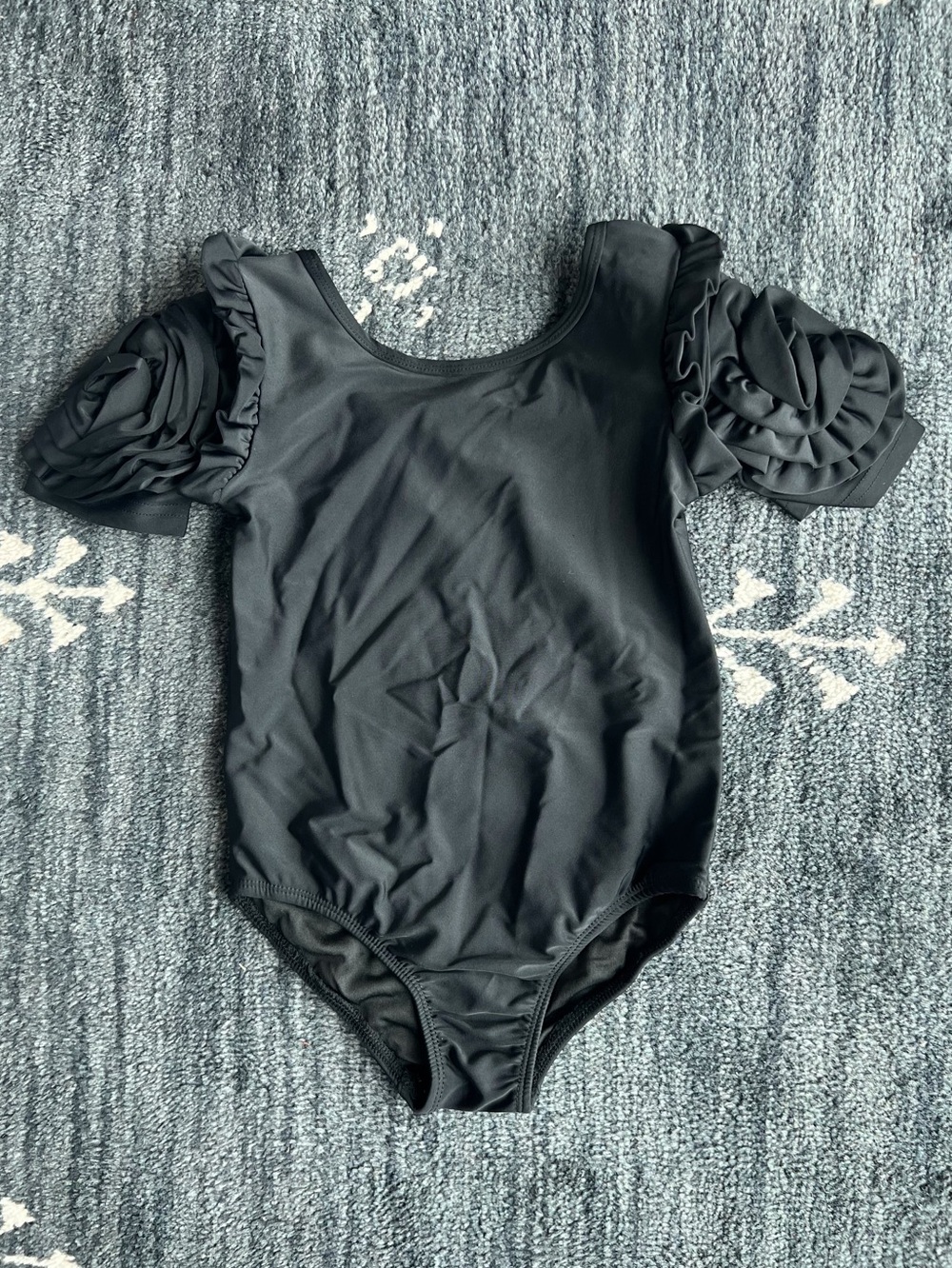 NWT Only Little Once Black Ballet Swimsuit Leotard size 6/7